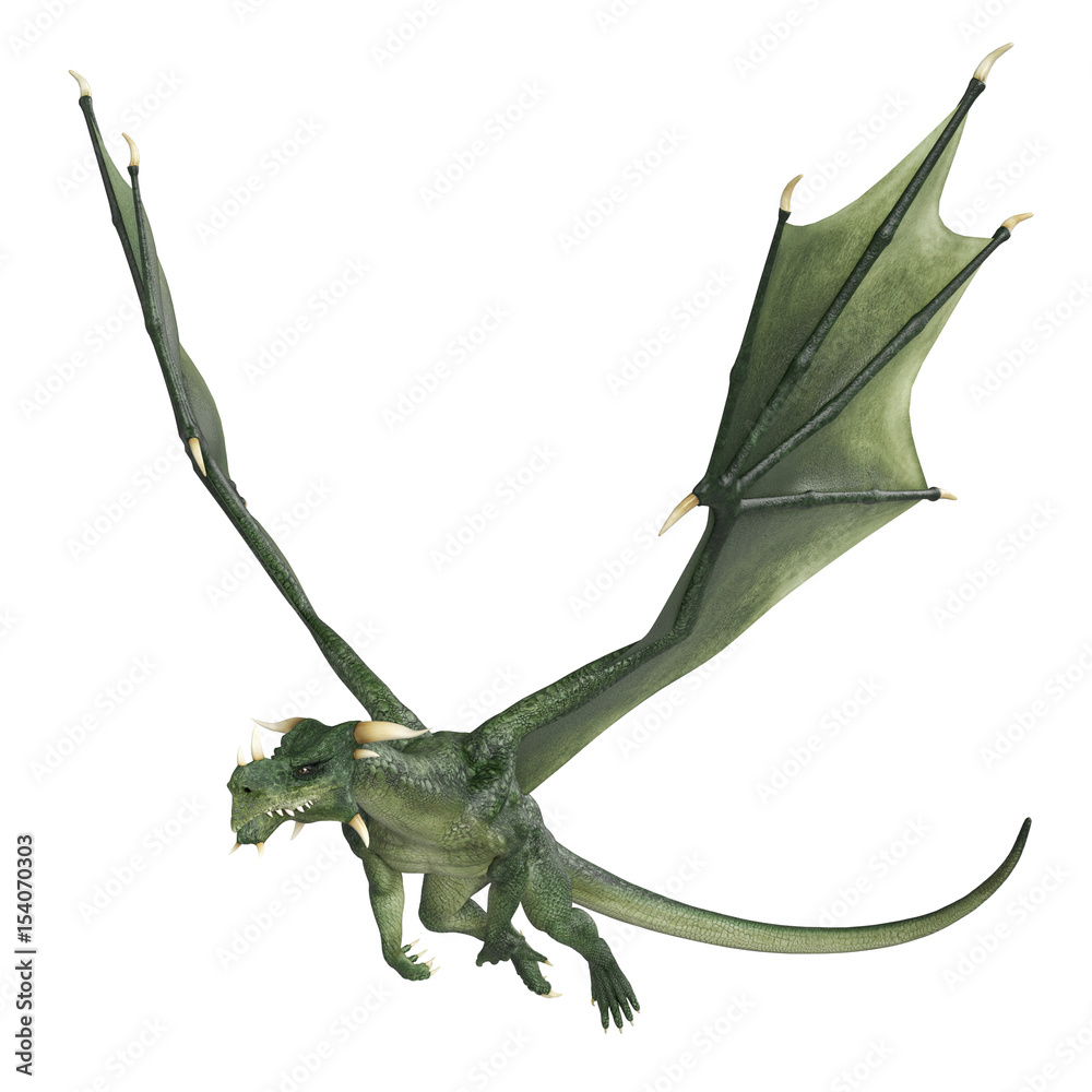 Fototapeta premium green dragon