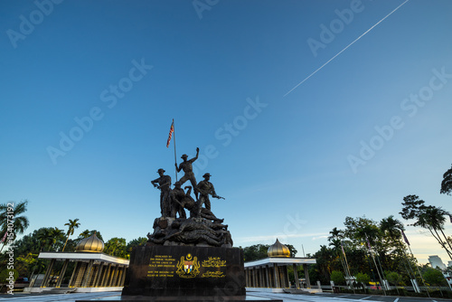 KUALA LUMPUR, MALAYSIA - 18TH FEBRUARY 2017: Tugu Negara (in Malay) or National Monument is a monument to commemorate for those who died during World War II.