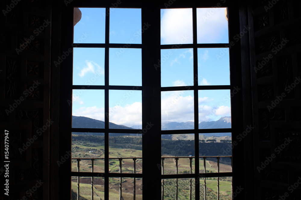 Fototapeta premium photo of vintage windows