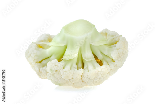 Cauliflower on white background