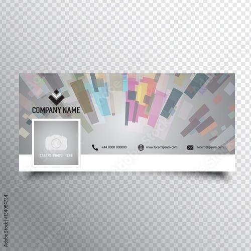 Social media timeline cover design