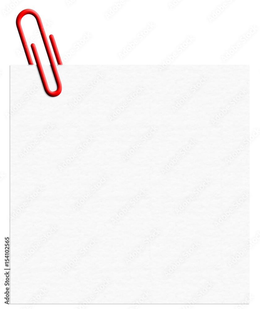Trombone Rouge Sur Post It Papier Stock Photo Adobe Stock Trombone Rouge Sur Post It Papier Stock Photo Adobe Stock