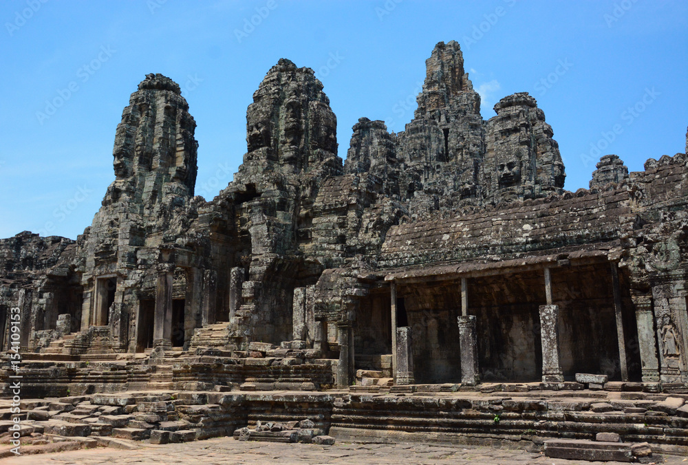 Angkor Thom Temple in Siem Reap, Cambodia