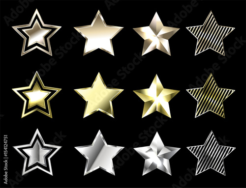 Stars of precious metals