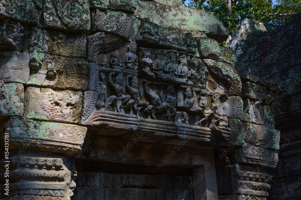Ta Phrom  Temple Tomb Raider in Siem Reap, Cambodia