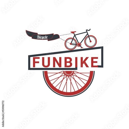 Illustration Bicycle Vintage Badges photo