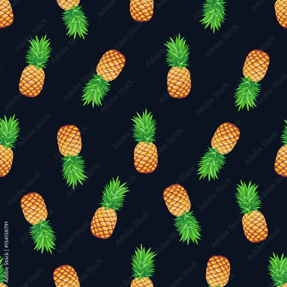Tropical seamless pattern. Tropical seamless pattern.