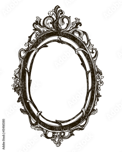 Vintage hand drawn vector frame.