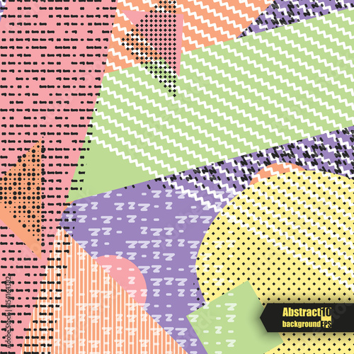 Wallpaper Mural Abstract background with geometric pattern. Eps10 Vector illustration Torontodigital.ca