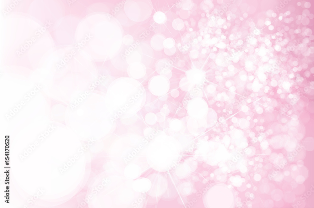 Vector pink  bokeh, sparkle background.