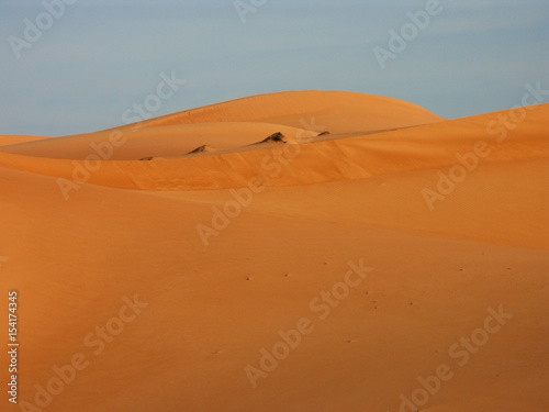 sand dunes in soft light