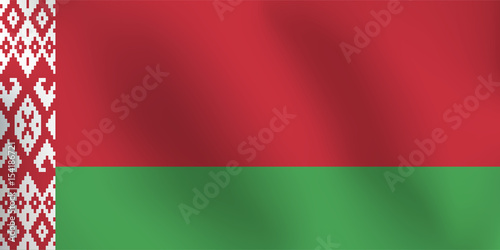 Flag of Belarus - Vector Illustration