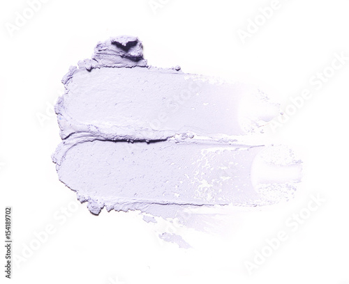 smear paint of cosmetic and beauty products