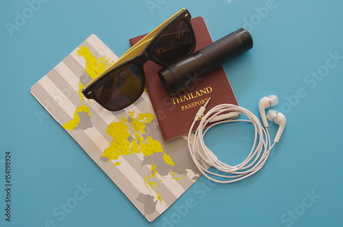 travel gear concept.