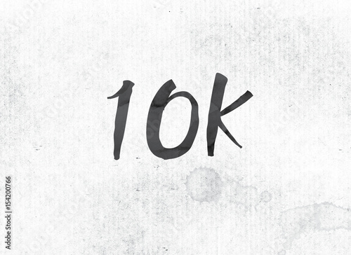 10K Concept Painted Ink Word and Theme