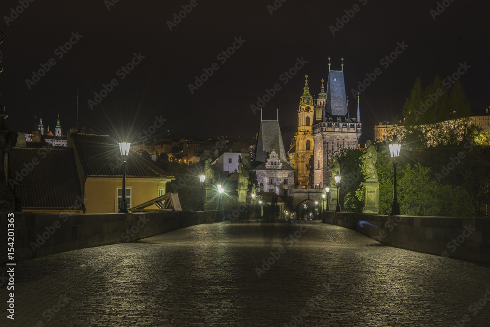 Obraz premium Charles Bridge, Prague old town