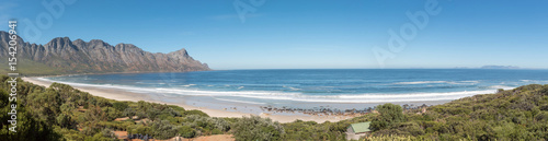 Panoramic view of the coastline on Clarence Drive