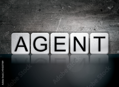 Agent Concept Tiled Word