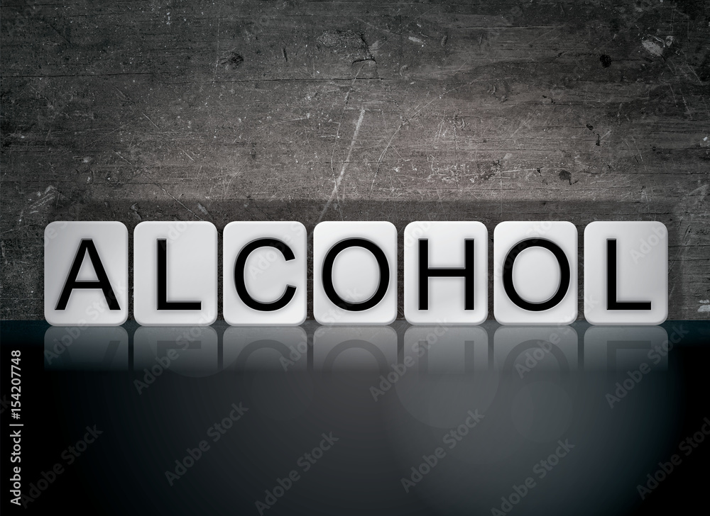 Alcohol Concept Tiled Word Alcohol Concept Tiled Word