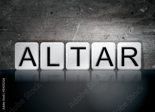 Slika na platnu Altar Concept Tiled Word