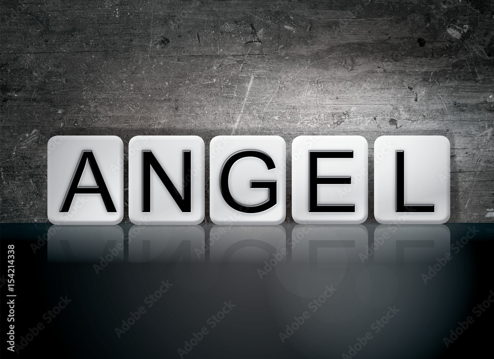 Angel Concept Tiled Word