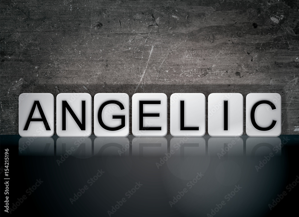 Angelic Concept Tiled Word