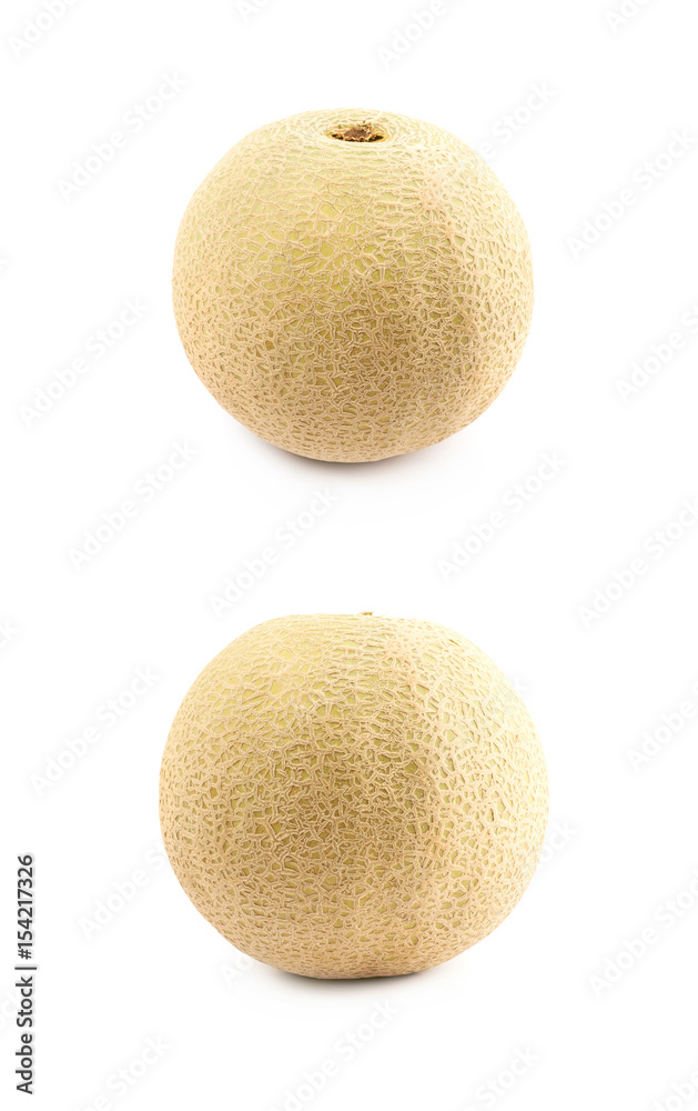 Fototapeta premium Cantaloupe melon fruit isolated