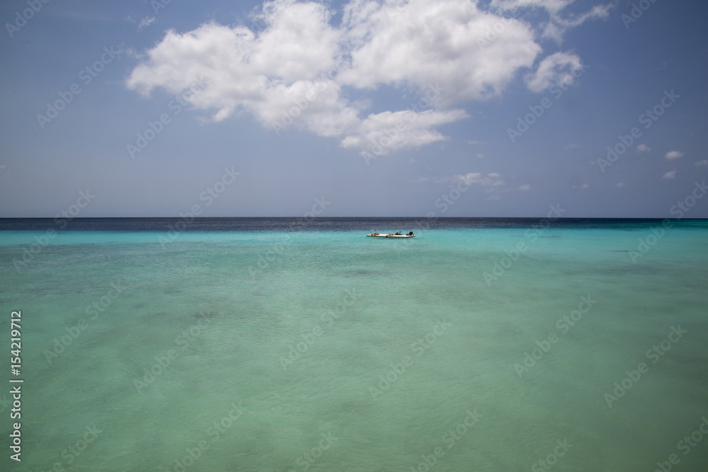 Traumhaftes Meer in der Karibik