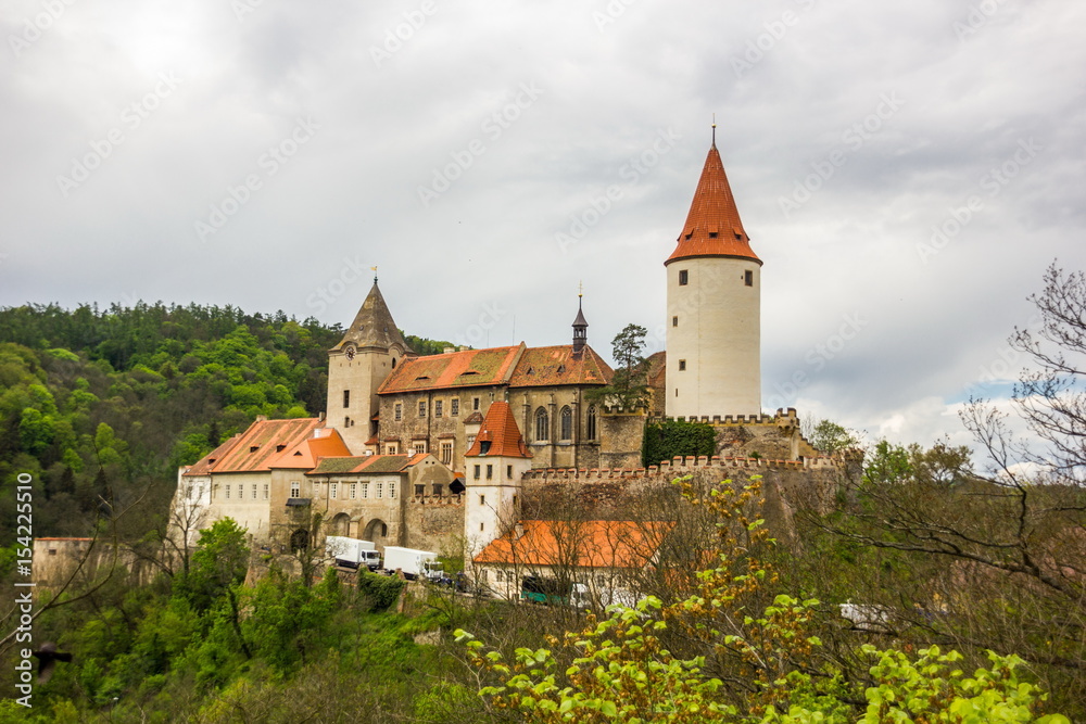 Krivoklat castle in Czech republic