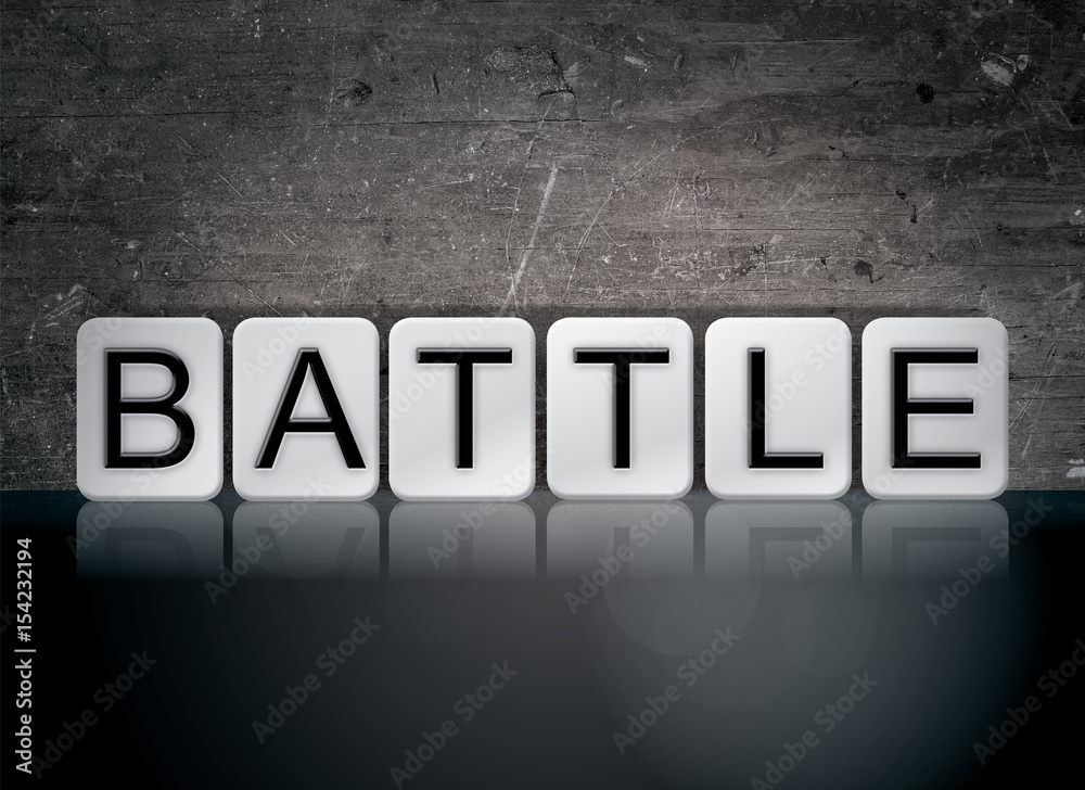 Battle Concept Tiled Word Battle Concept Tiled Word