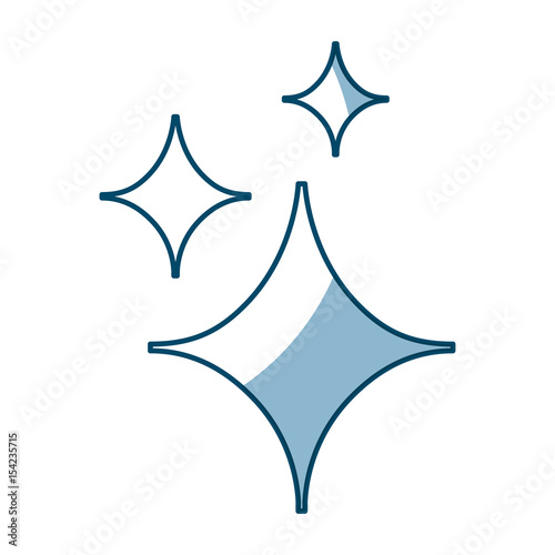 Decorative sparks isolated icon vector illustration design