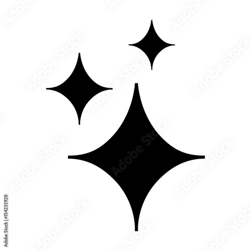 Decorative sparks isolated icon vector illustration design