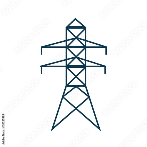 electricity power tower pyllon image vector illustration