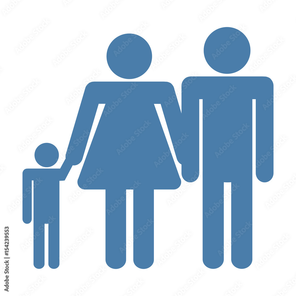 pictogram family with kid icon over white background. vector illustration pictogram family with kid icon over white background. vector illustration