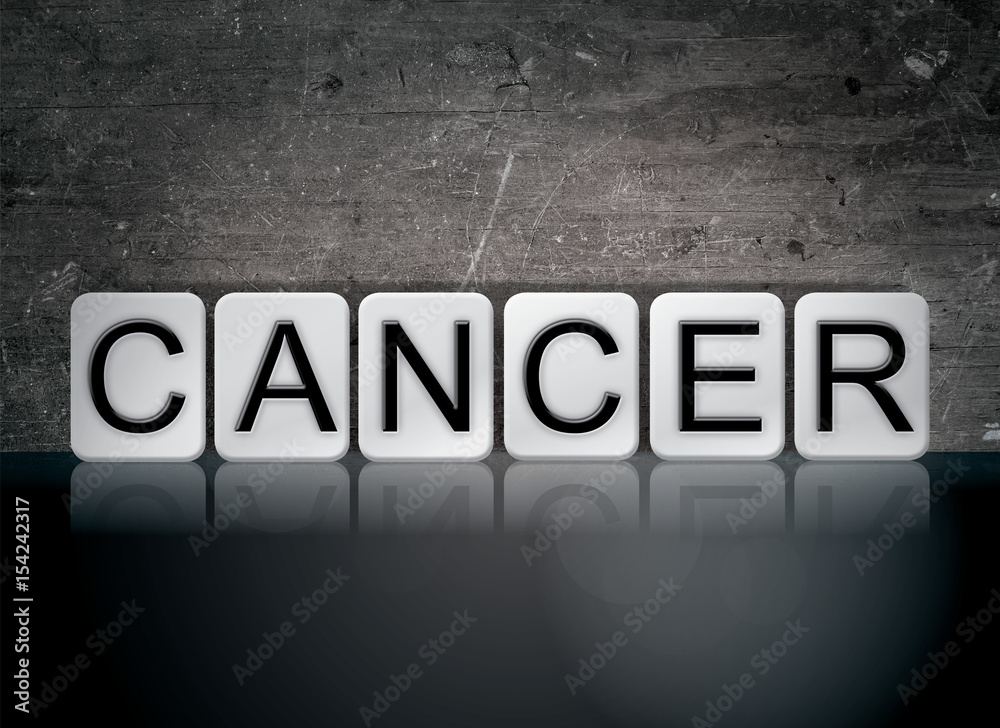 Cancer Concept Tiled Word