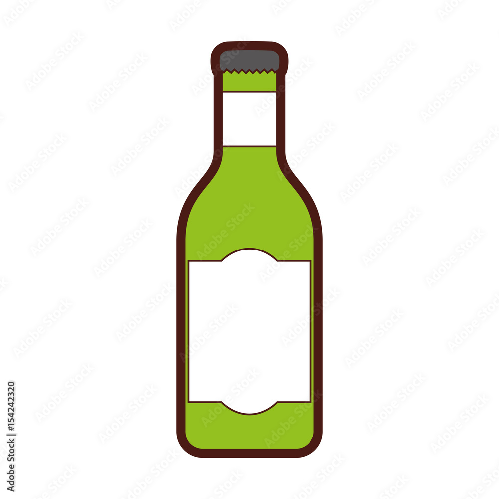 beer bottle isolated icon vector illustration design beer bottle isolated icon vector illustration design