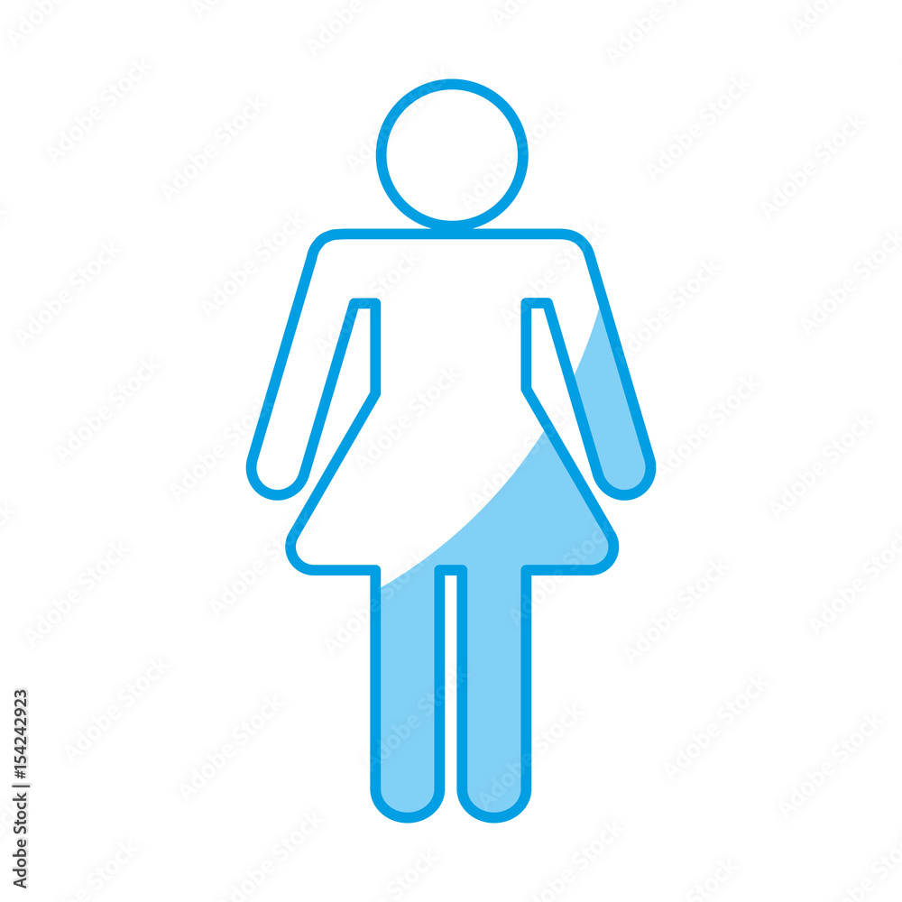 pictogram woman icon over white background. vector illustration pictogram woman icon over white background. vector illustration