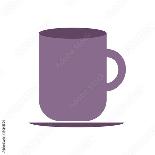 coffee cup icon over white background. vector illustration
