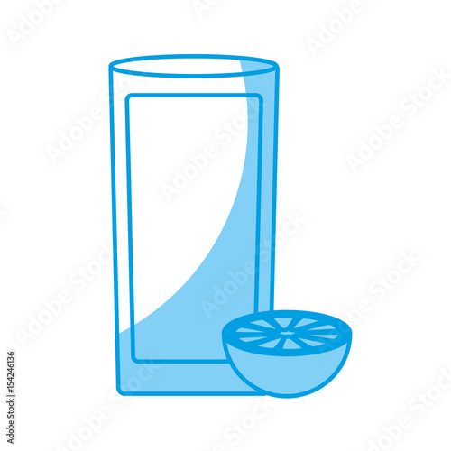 orange juice icon over white background. vector illustration