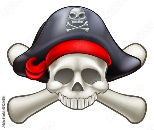Pirate Skull and Crossbones