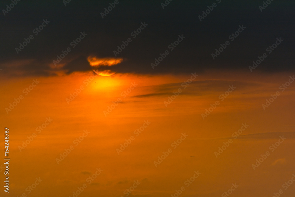 Fototapeta premium Orange Sunset