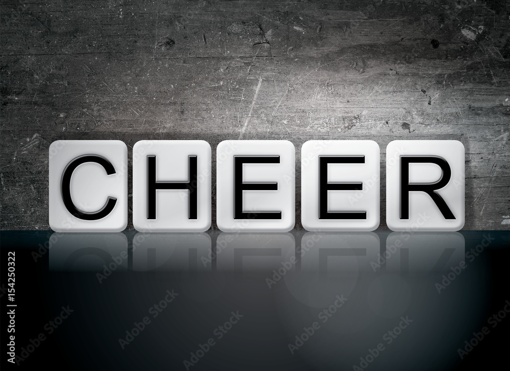 Cheer Concept Tiled Word Cheer Concept Tiled Word