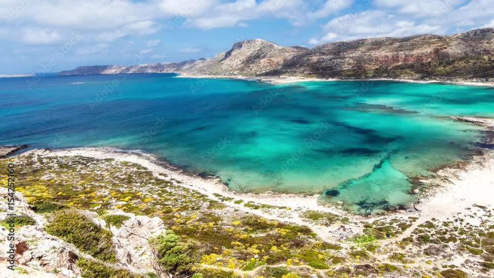 Balos Lagoon, Crete, Greece (time lapse, 4k UHD) Balos Lagoon, Crete, Greece (time lapse, 4k UHD)