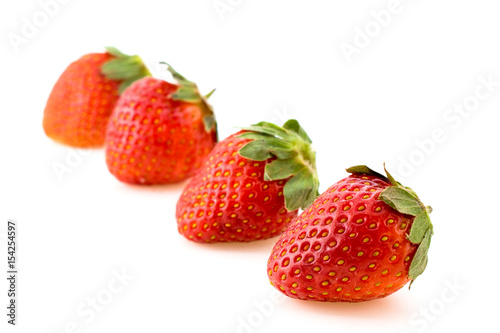 Fototapeta Naklejka Na Ścianę i Meble -  Strawberry on a white background.