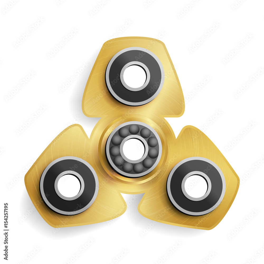 Hand Spinner Toy. Fidget Spinner Kinesthetic Toy. Vector Illustration Hand Spinner Toy. Fidget Spinner Kinesthetic Toy. Vector Illustration