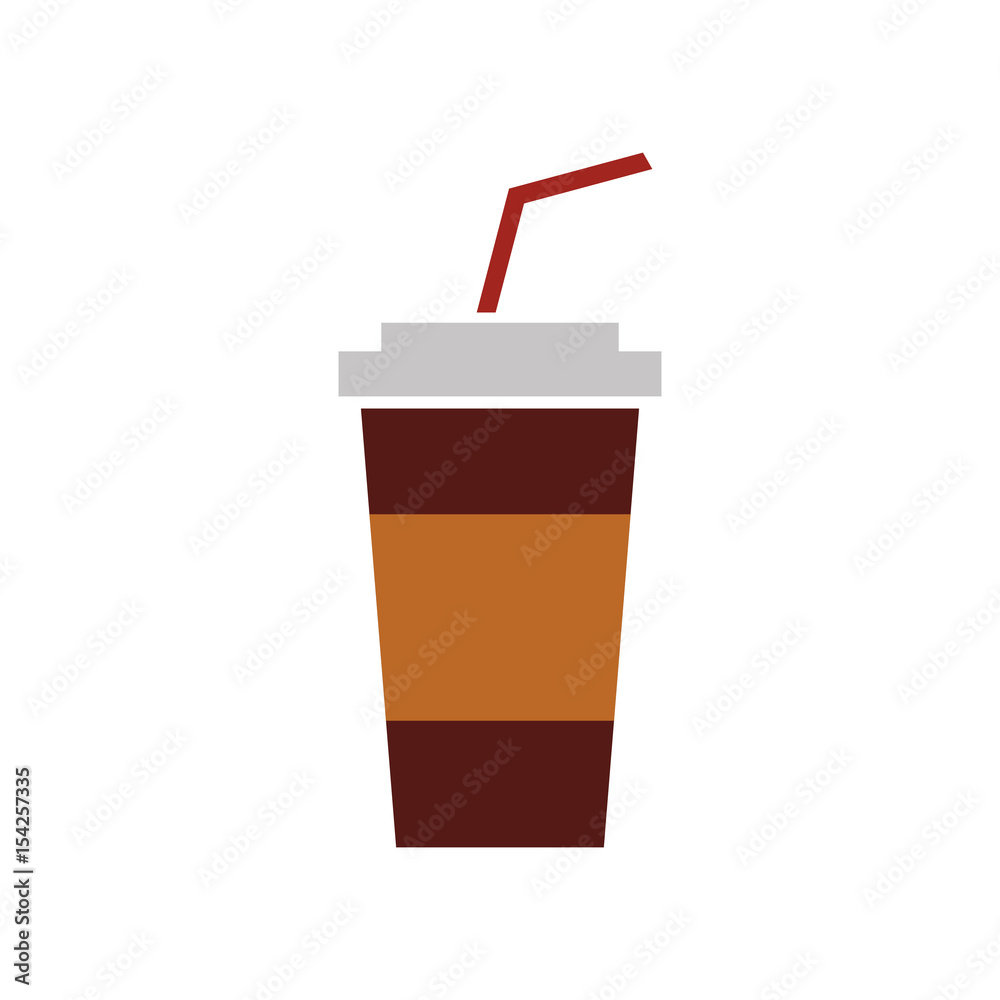 Soda plastic cup icon vector illustration graphic design Soda plastic cup icon vector illustration graphic design