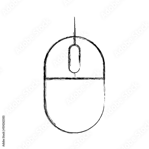 computer mouse icon vector illustration graphic design