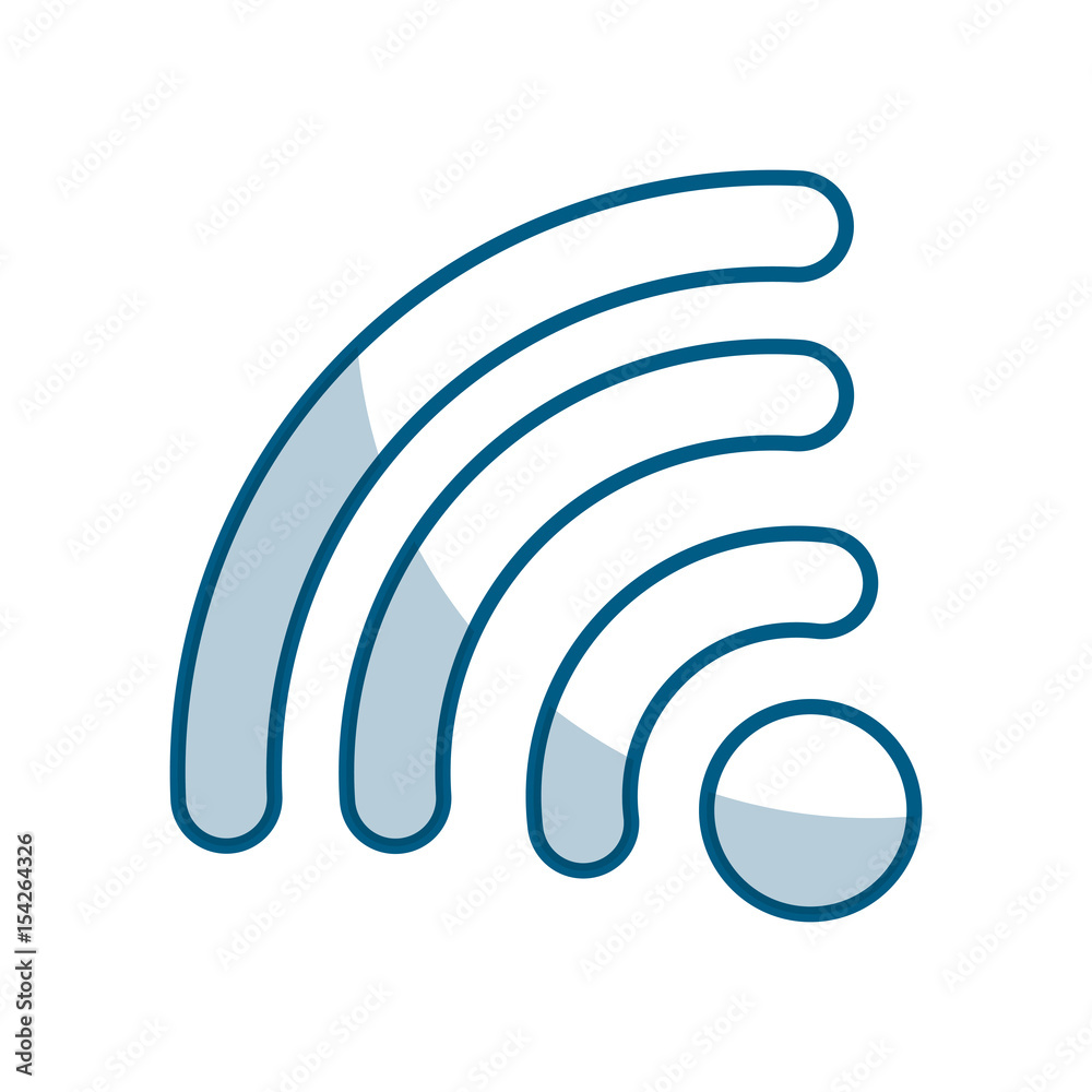 isolated flat icon of RSS vector illustration graphic design isolated flat icon of RSS vector illustration graphic design