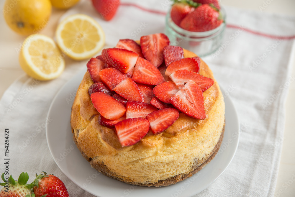 Erdbeer Käsekuchen Erdbeer Käsekuchen