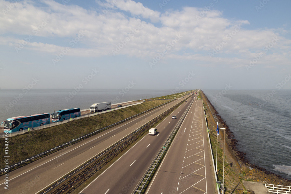 Fototapeta premium Afsluitdijk